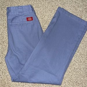 Dickies // blue // wide leg // worked crop roll hem // brand new